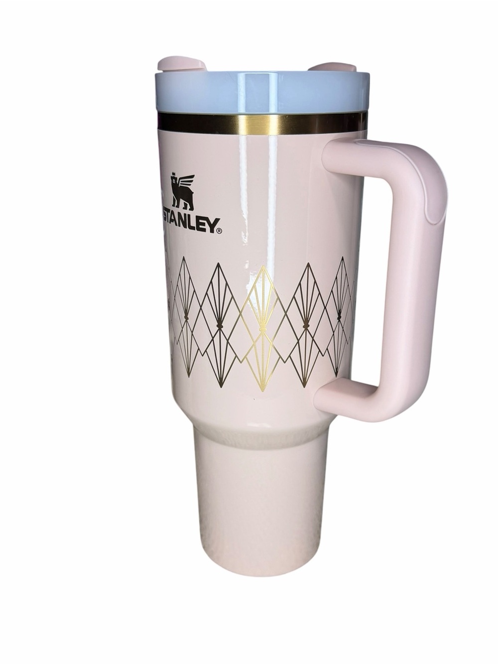 Stanley Pink and Gold Insulated Travel Mug with Handle. NWOT - Picture 3 of 7